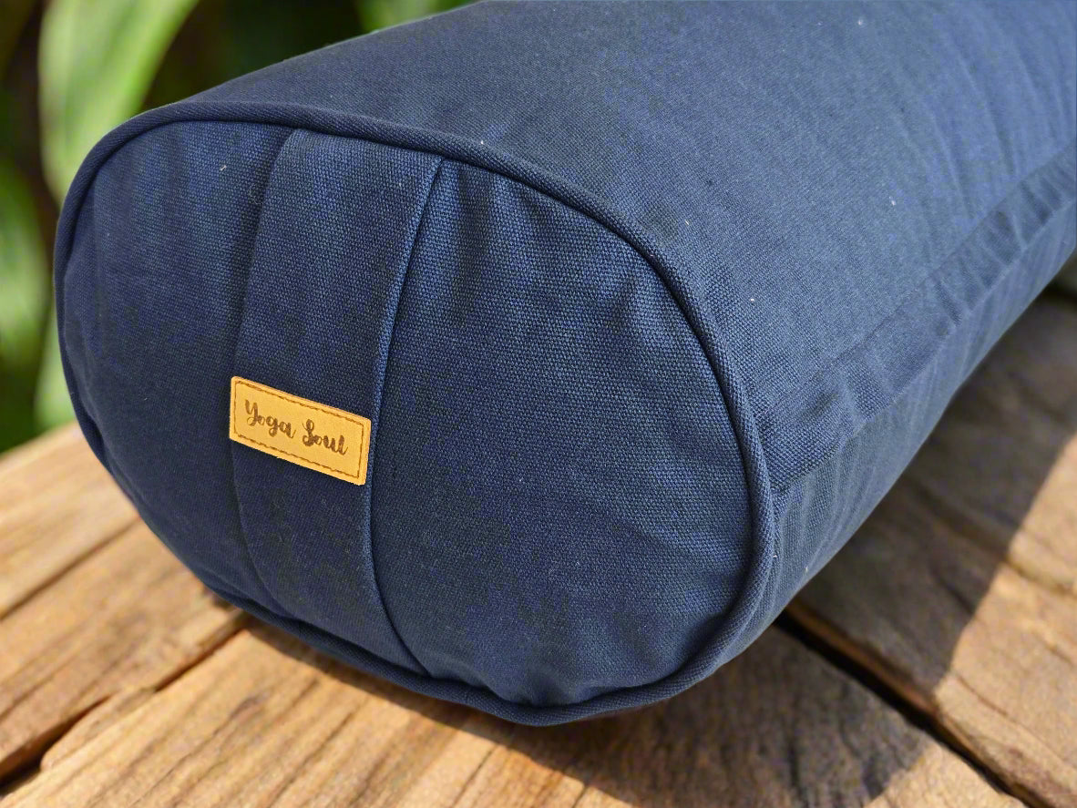 Oval Yoga Bolster | Pure | Navy