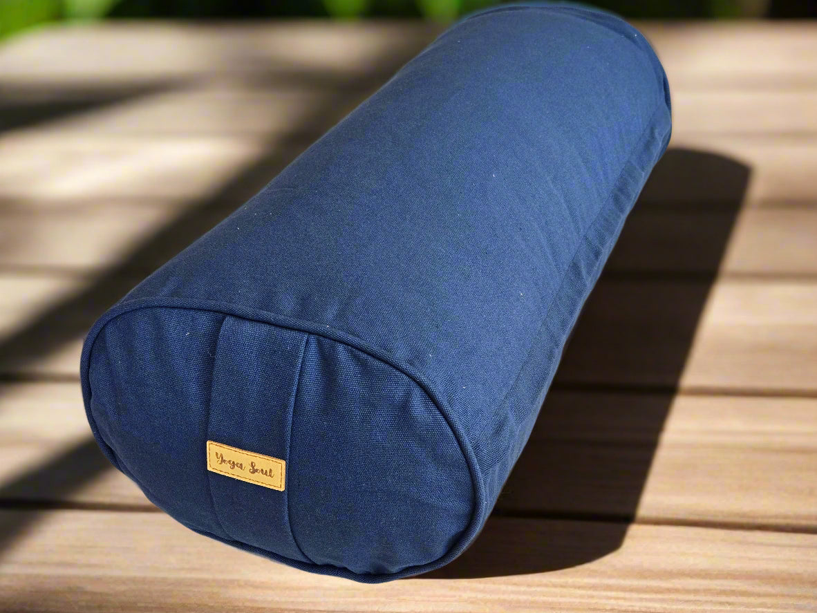 Oval Yoga Bolster | Pure | Navy