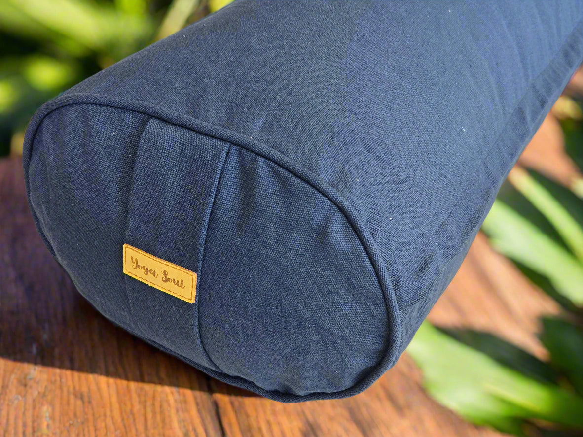 Oval Yoga Bolster | Pure | Navy