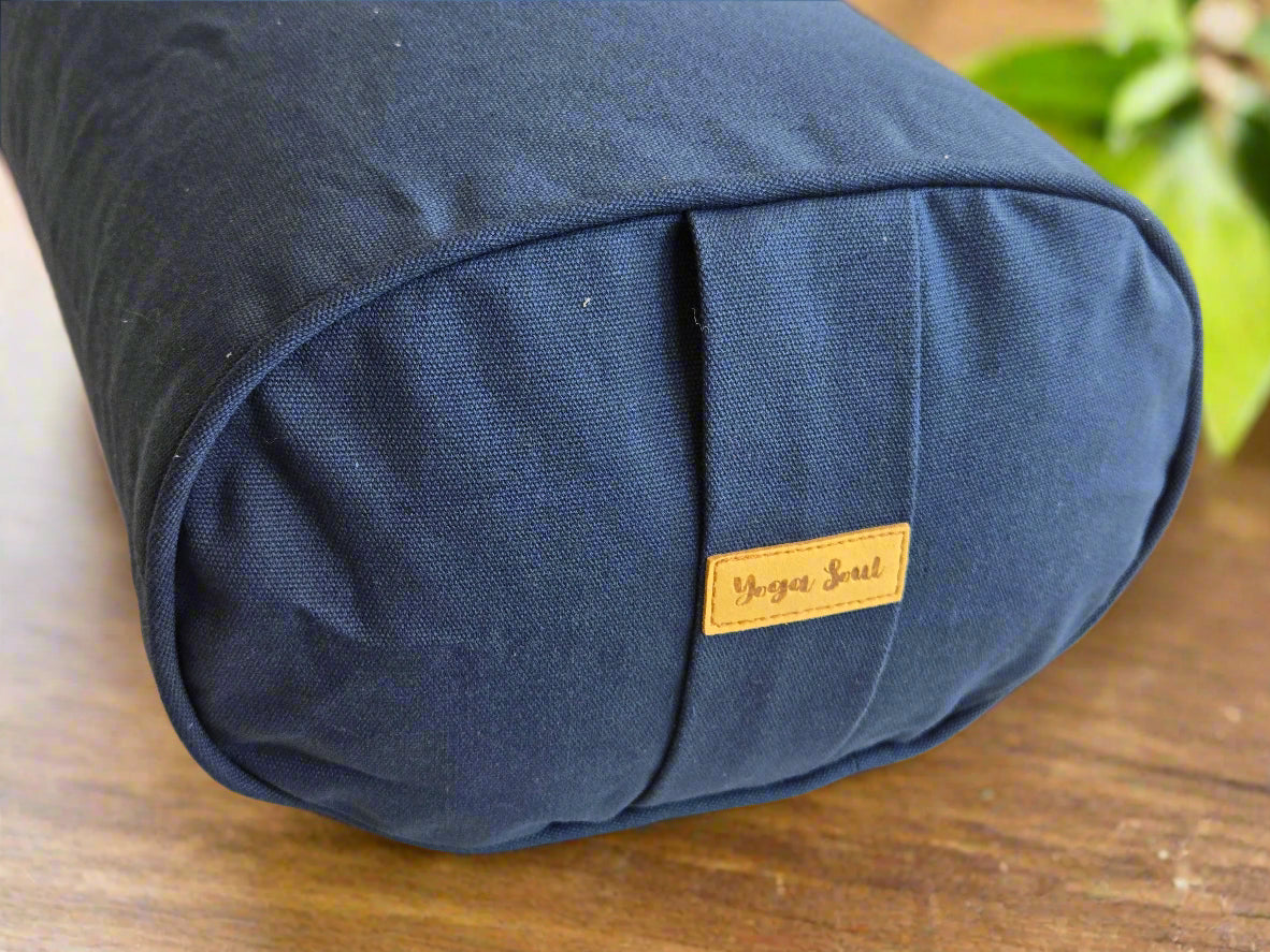 Oval Yoga Bolster | Pure | Navy