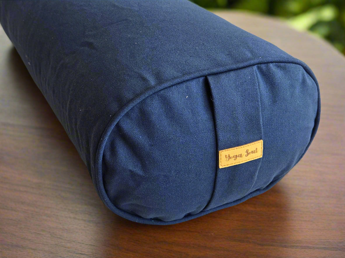 Oval Yoga Bolster | Pure | Navy