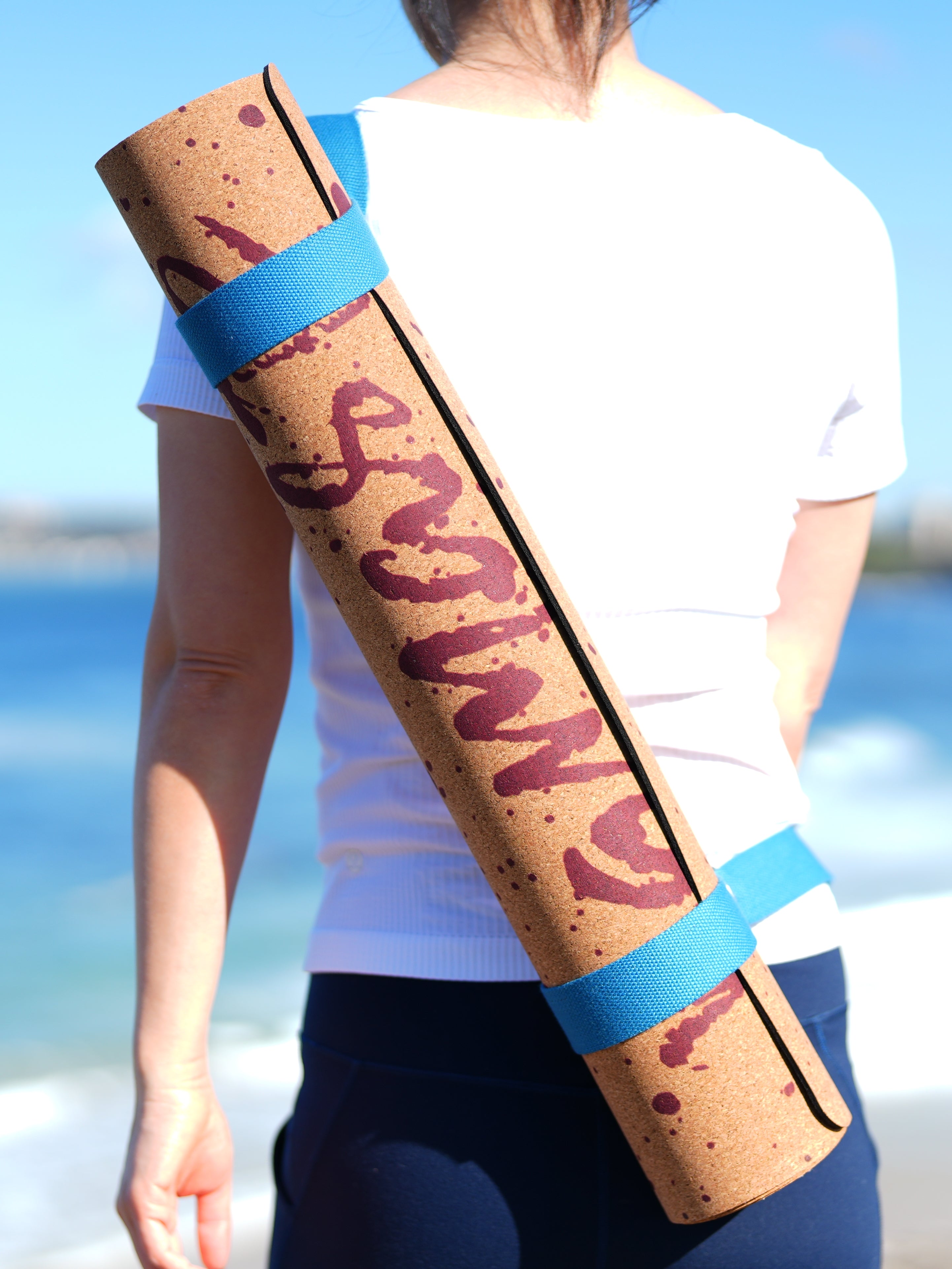 Cork Yoga Mat | Namaste - Yoga Soul