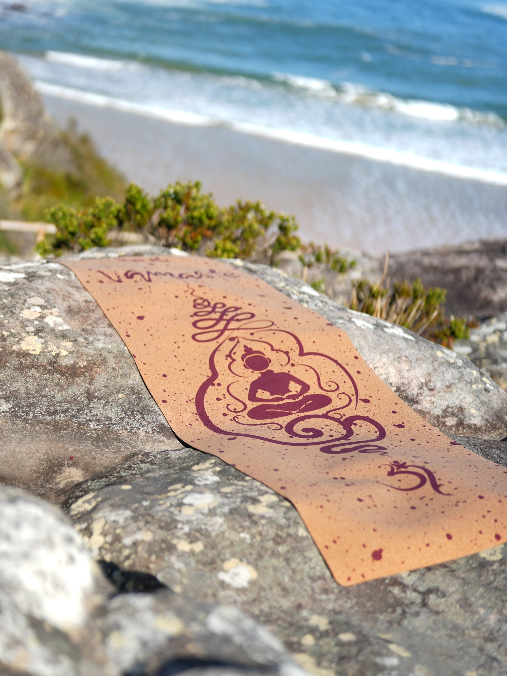 Cork Yoga Mat | Namaste - Yoga Soul