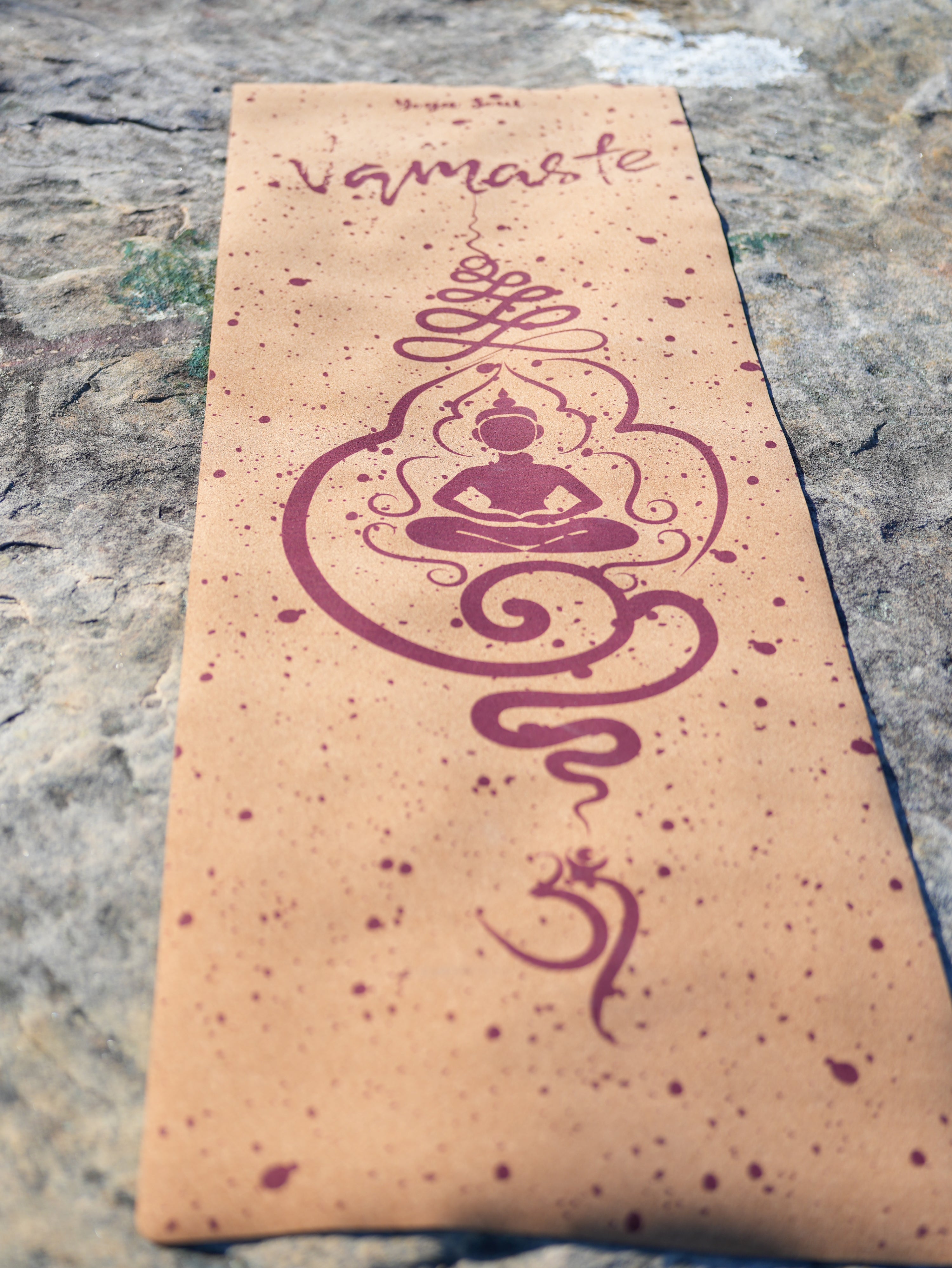 Cork Yoga Mat | Namaste - Yoga Soul