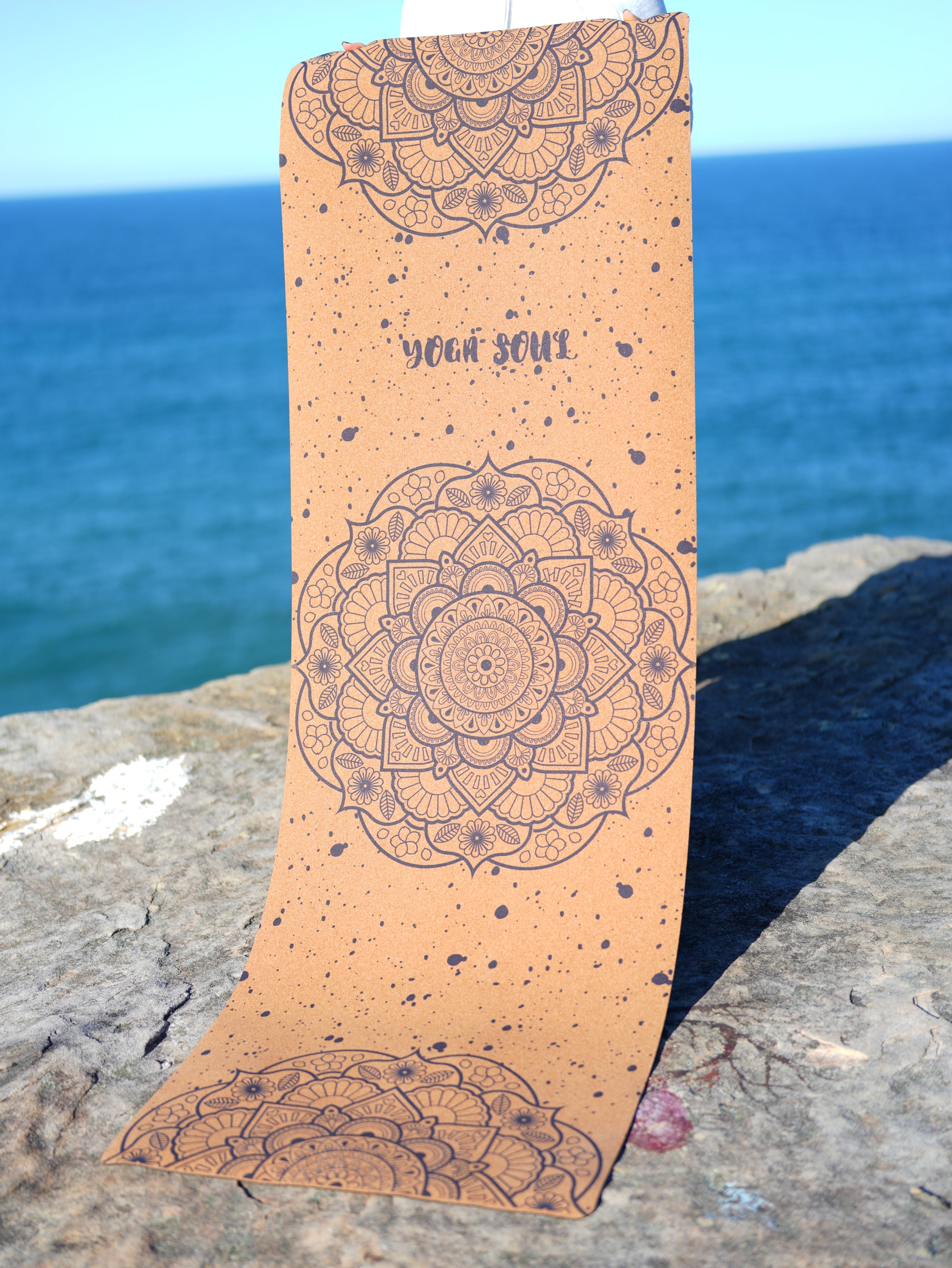 Cork Yoga Mat | Mandala - Yoga Soul