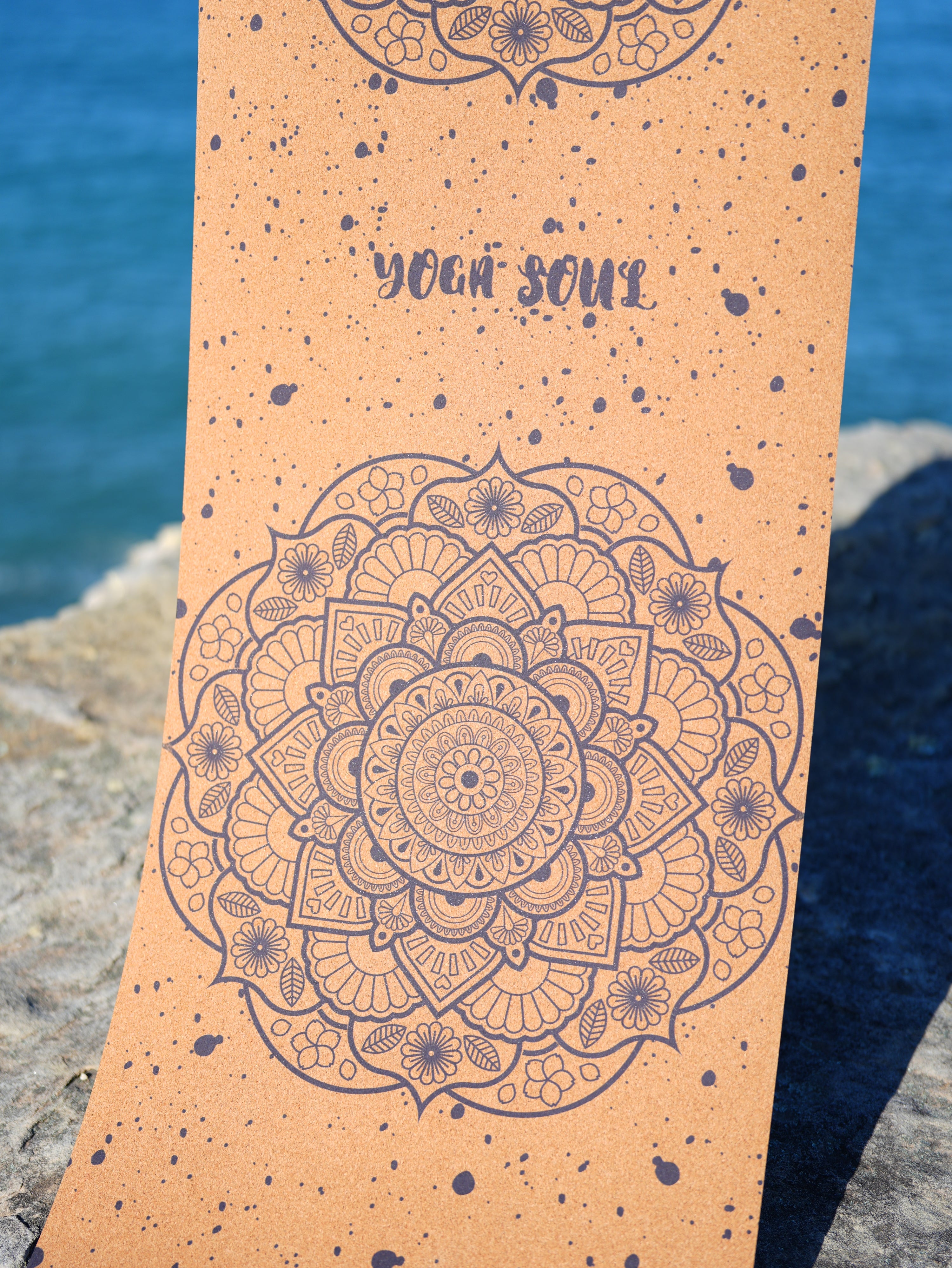 Cork Yoga Mat | Mandala - Yoga Soul