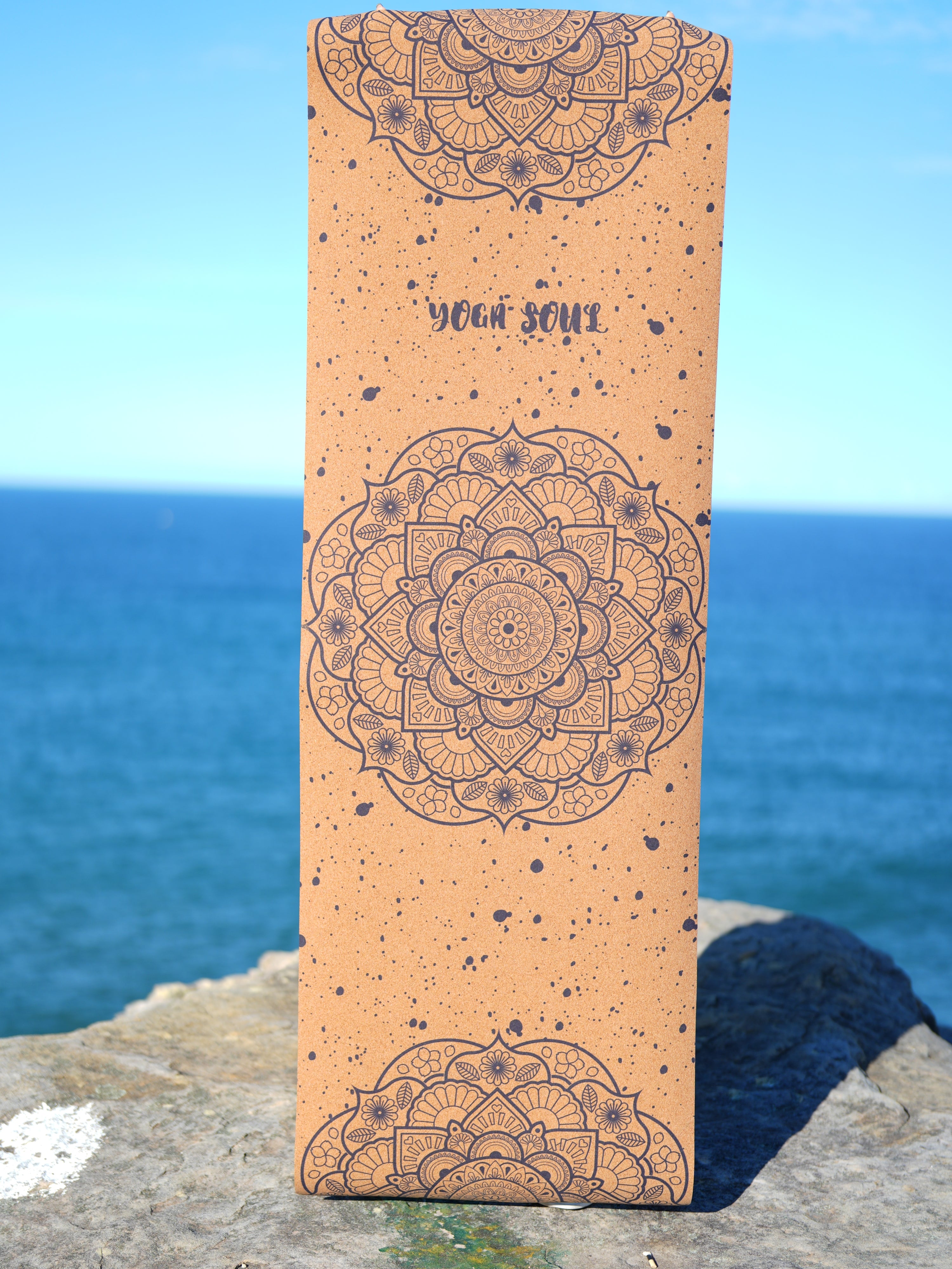 Cork Yoga Mat | Mandala - Yoga Soul