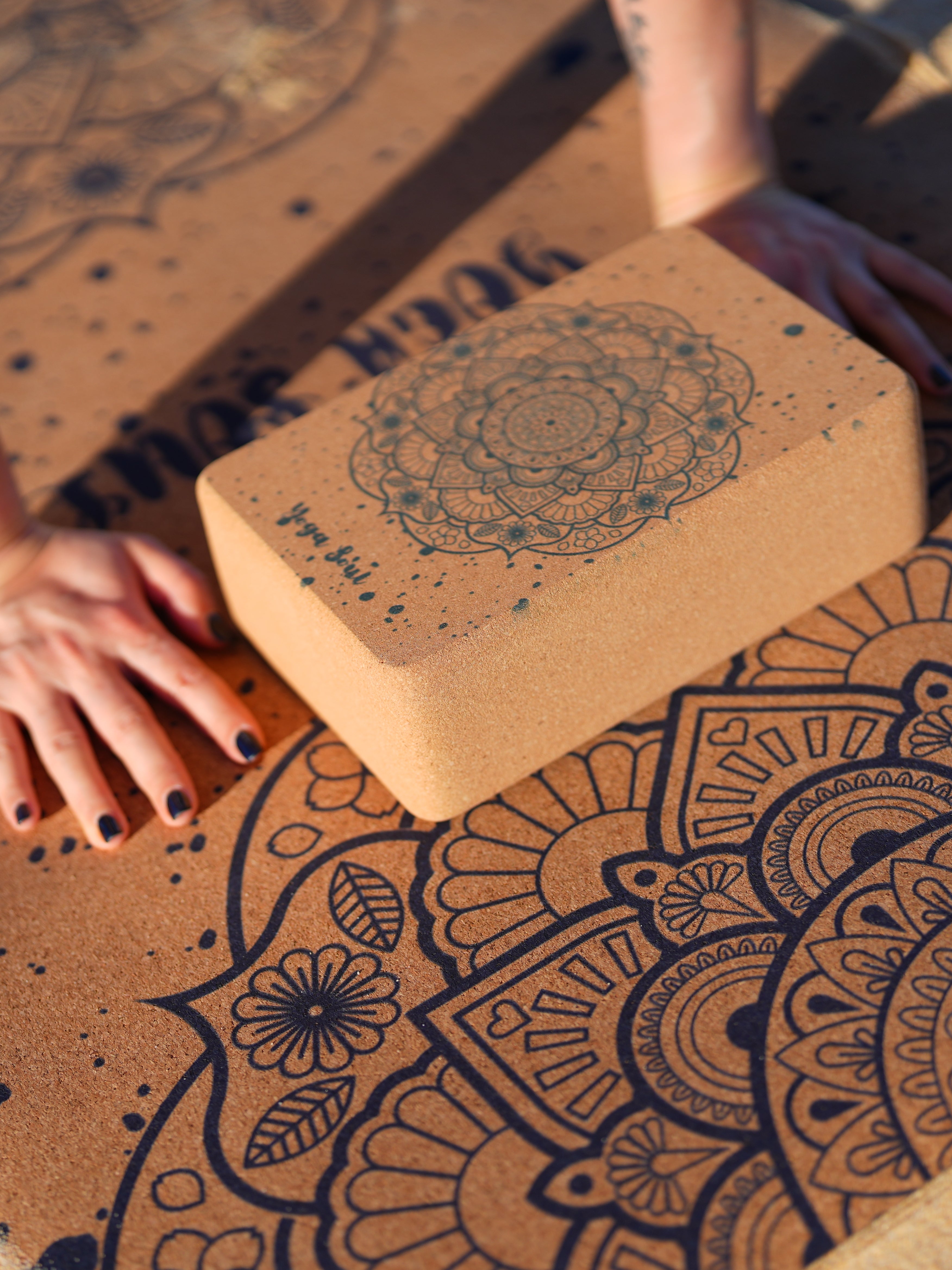 Cork Yoga Mat | Mandala - Yoga Soul