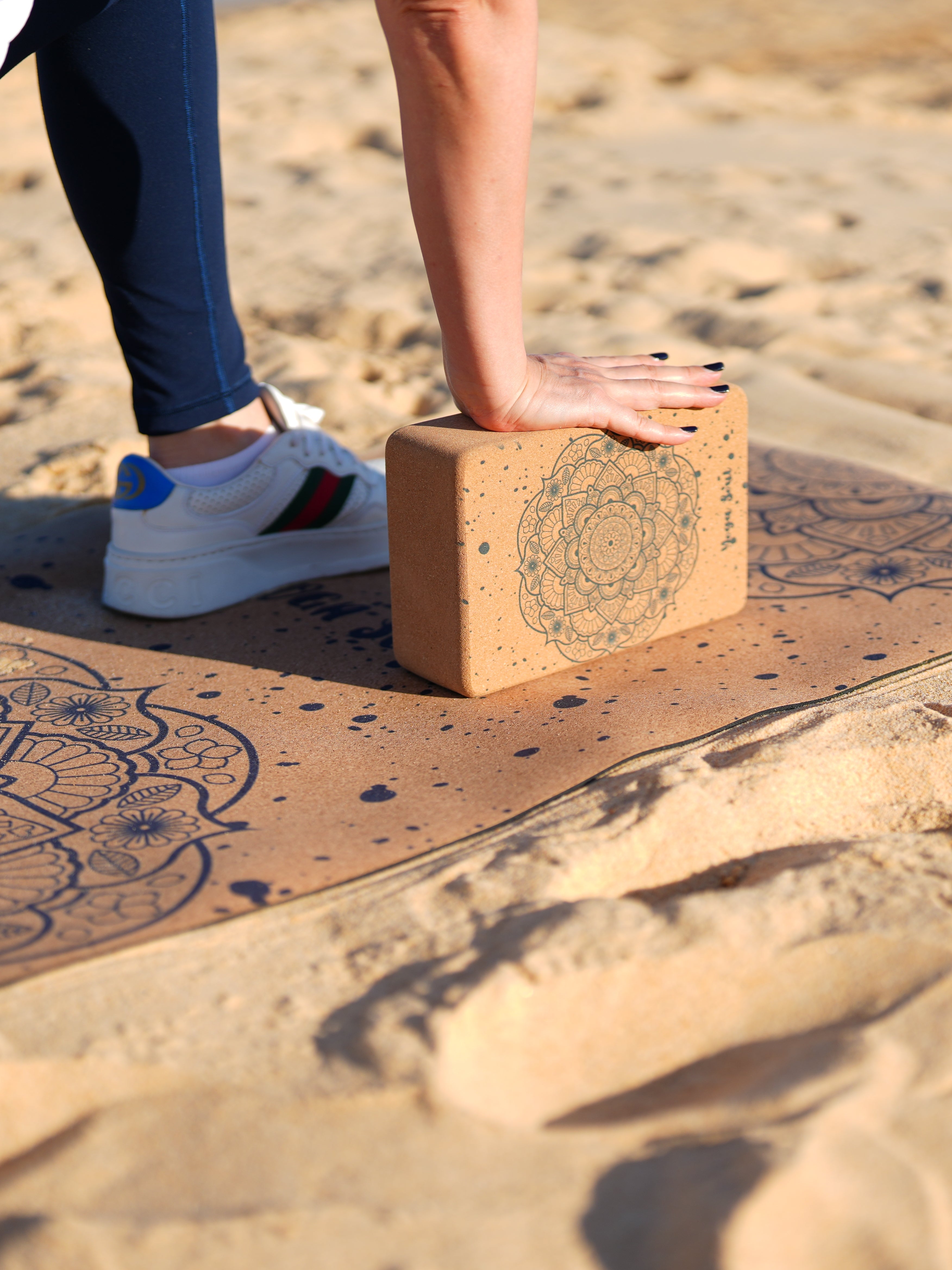 Cork Yoga Mat | Mandala - Yoga Soul